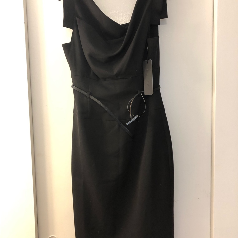 Black Halo Jackie O midi dress